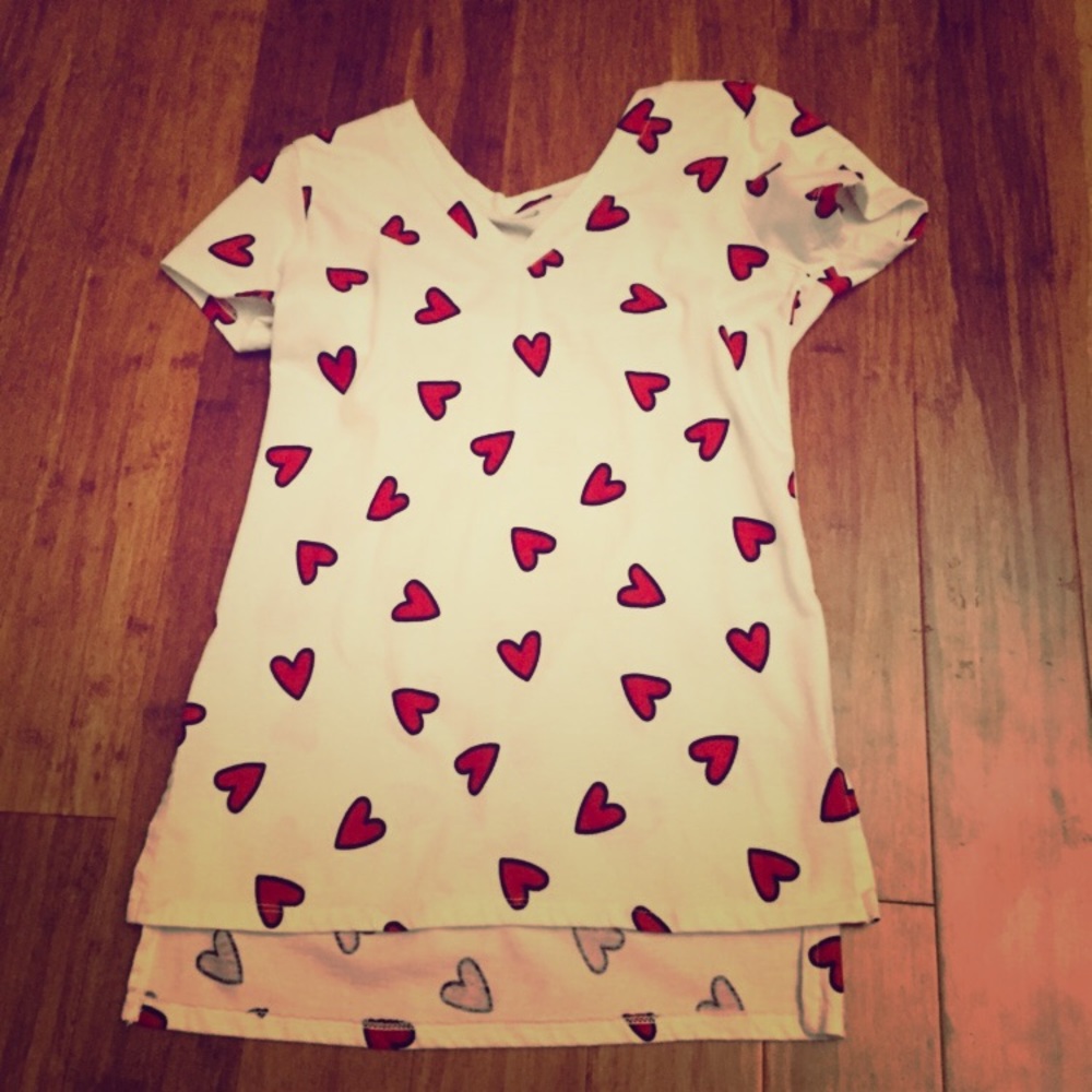 WHITE PLAIN T-SHIRT WITH HEART ♥️ MADE IN INDIA ♥️